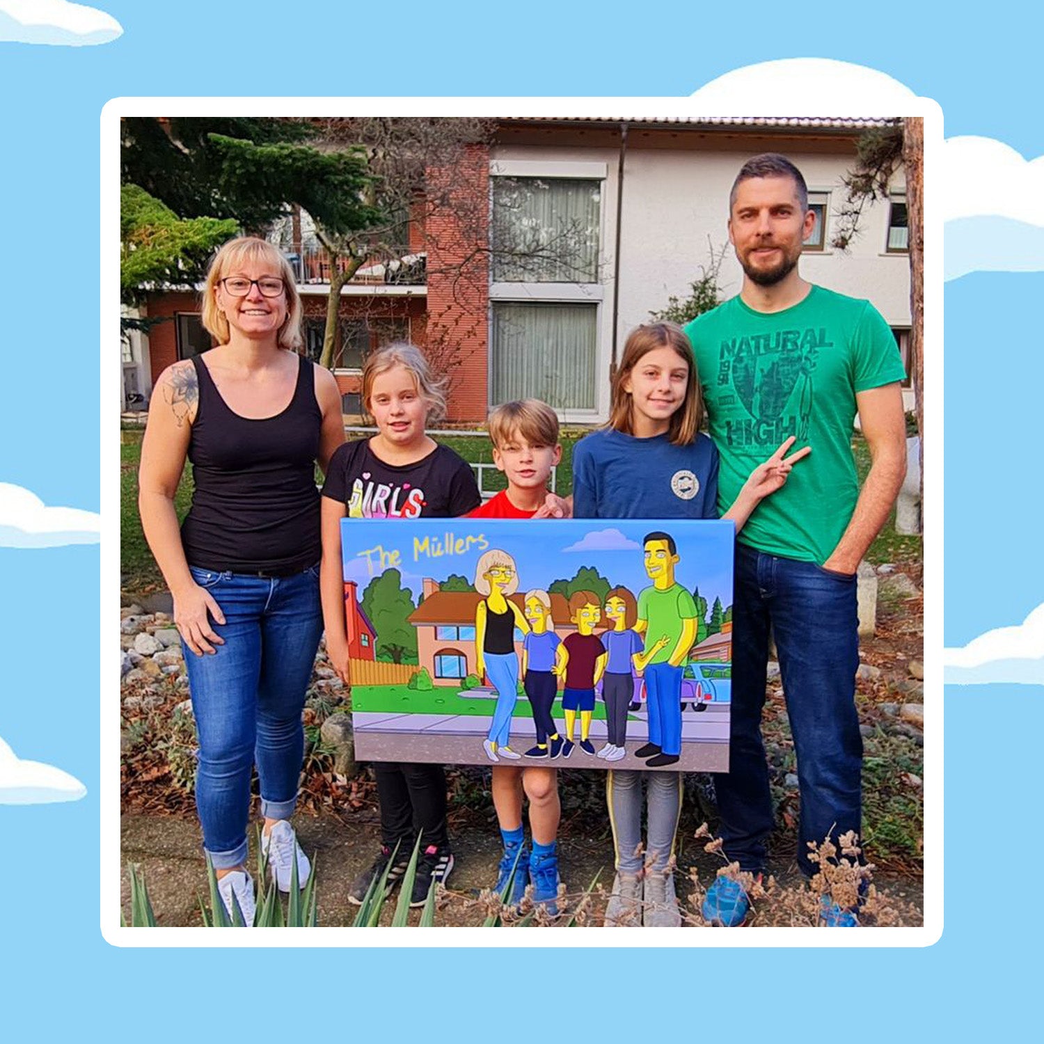 Laden Sie das Bild in den Galerie-Viewer, Dein handgezeichnetes Comic Poster! - Mach mich gelb!