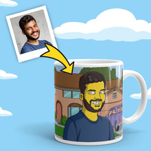 Laden Sie das Bild in den Galerie-Viewer, Deine handgezeichnete Comic Tasse! - Mach mich gelb!